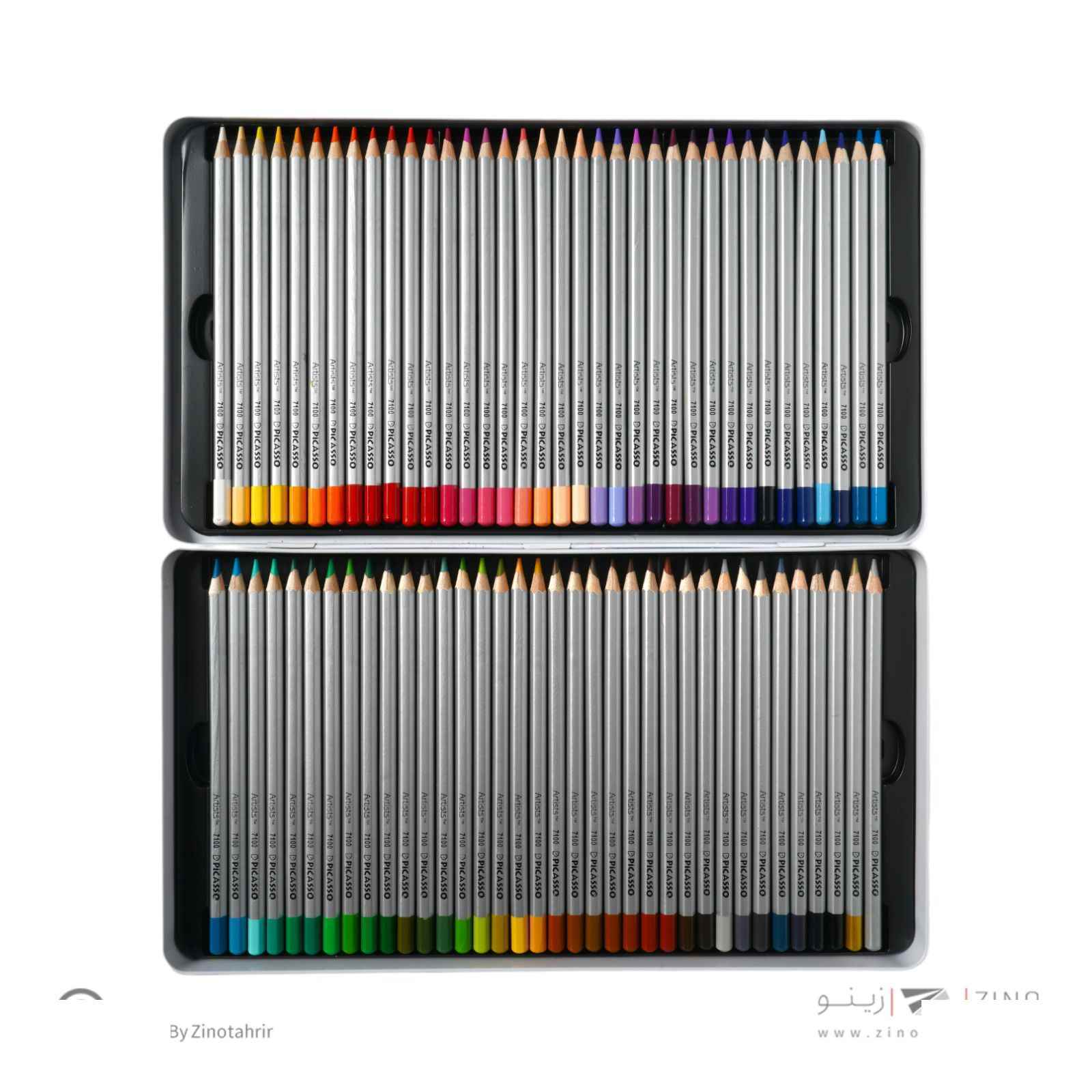 مدادرنگی72رنگ جعبه فلزی آرتیست پیکاسو