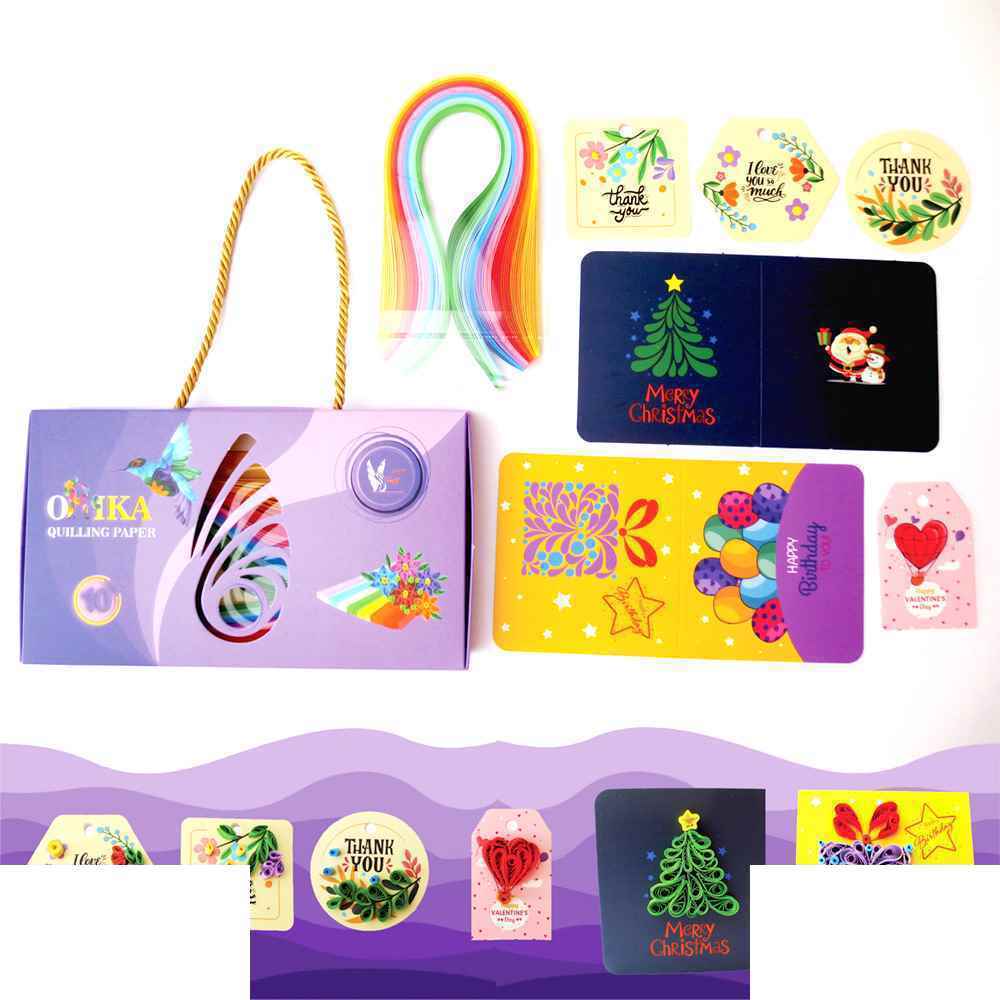 پک کاغذ ملیله وکارت تشکر150برگی اوریکا